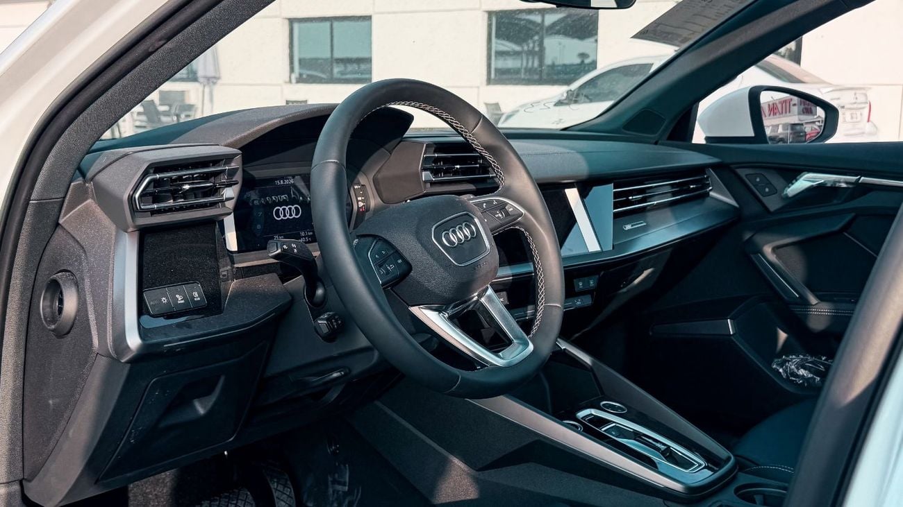 أودي A3 35 TFSI سبورت أودي A3 1.5TS لاين 2025 | كاملة المواصفات | 160 حصان | فتحة سقف بانورامية