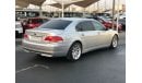 BMW 730Li BMW 730 MODEL 2007 GCC car perfect condition full option low mileage sun roof leather seats back cam