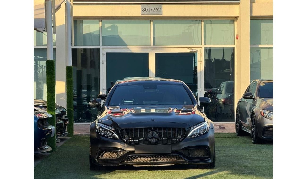 مرسيدس بنز C 63 AMG MERCEDES BENZ AMG C63S 2017 COUPE GCC FULL OPTION PERFECT CONDITION