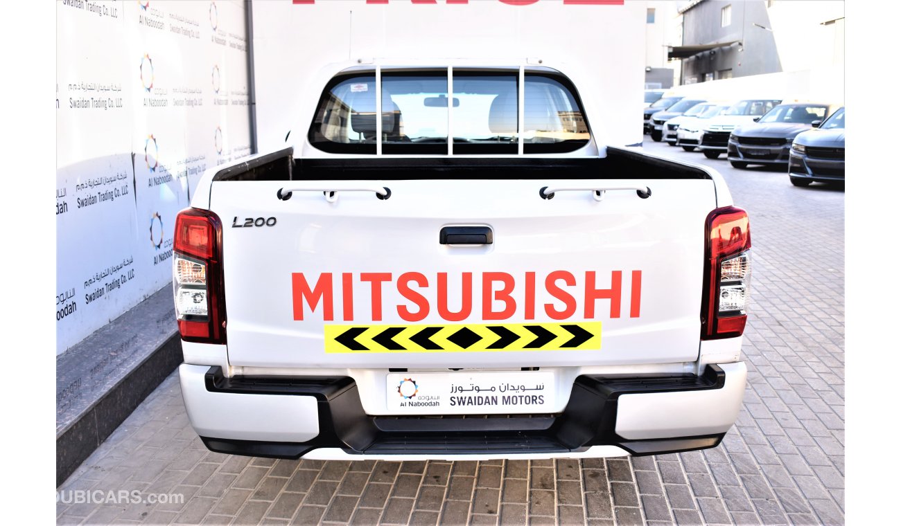 Mitsubishi L200 AED 978 PM | 2.4L GL 2WD GCC WARRANTY