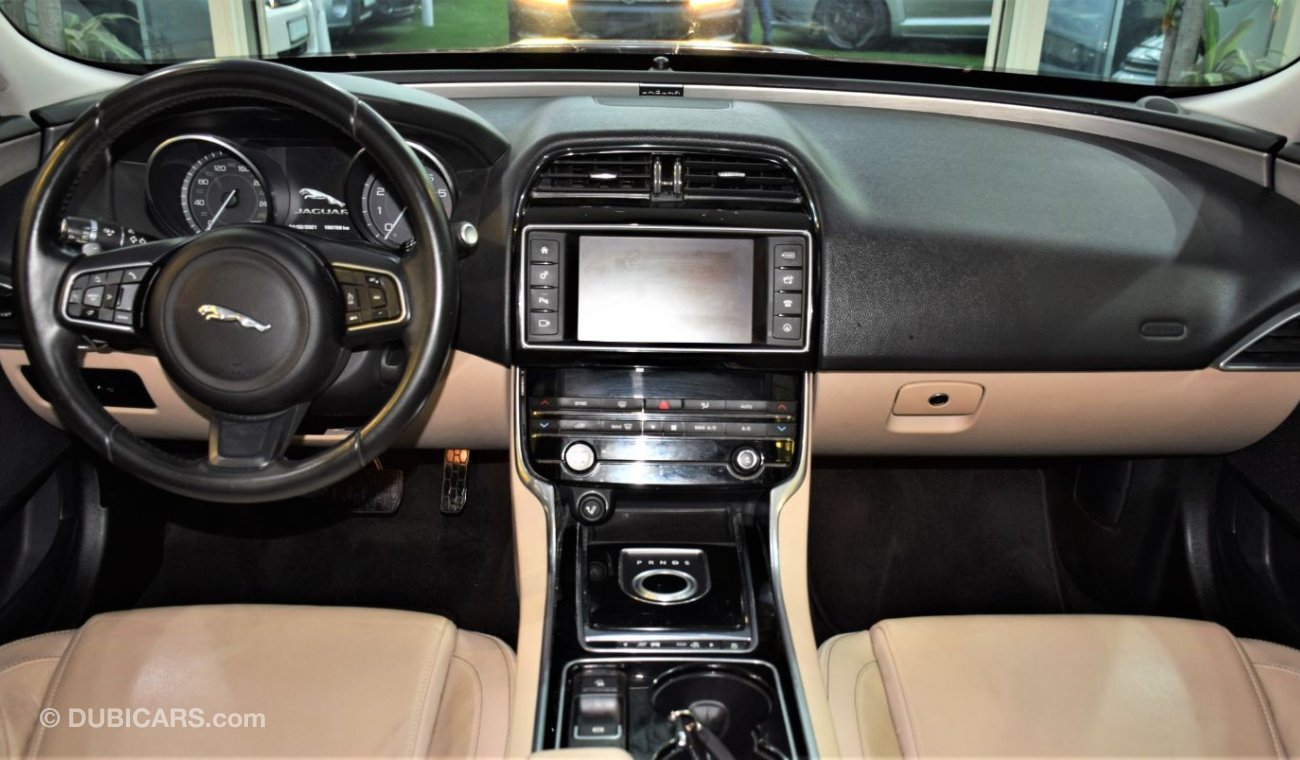 Jaguar XE ORIGINAL PAINT ( صبغ وكاله ) Jaguar XE 20t 2016 Model!! in Red Color! GCC Specs
