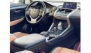 Lexus NX200t LIMITED EDITION START & STOP ENGINE AND ECO 2.0L V4 2016 AMERICAN SPECIFICATION