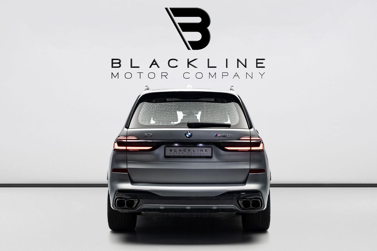 BMW X7 M60i XDRIVE xDriveM60i (6 Seats) BUY NOW, PAY 2027 | THE BLACKLINE STANDARD | April 2029 Warranty +