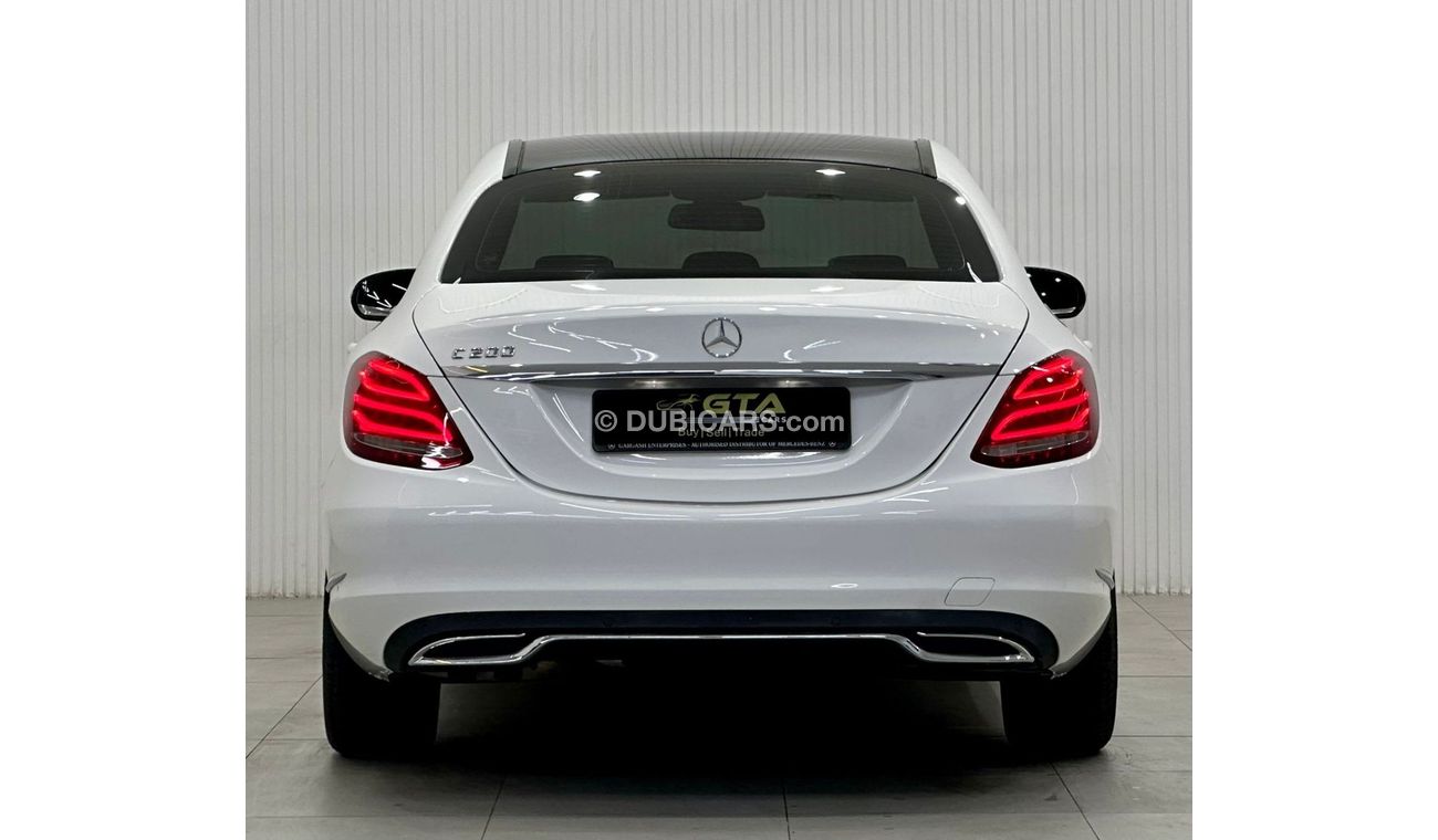 Mercedes-Benz C 200 AMG Pack 2015 Mercedes Benz C200 AMG, Full Mercedes Service History, Full Options, GCC