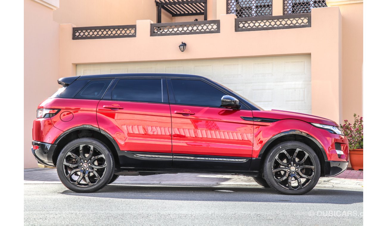 Land Rover Range Rover Evoque AED 1780 P.M with 0% downpayment under warranty