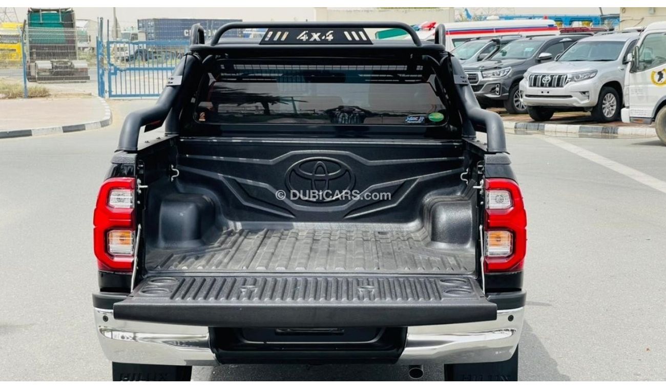 Toyota Hilux 2021 Black Modified [JAPAN Imported] Diesel AT 4WD Push Start 4CYL {RHD} Parking Sensors Premium Con