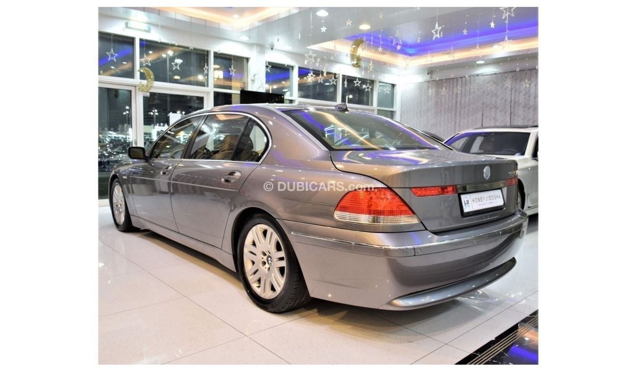 بي أم دبليو 735 VERY LOW MILEAGE! 61,000KM BMW 735Li 2003 Model!! in Grey Color! GCC Specs