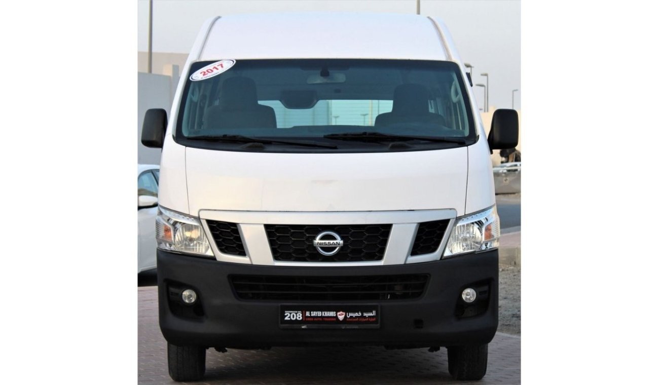 Nissan Urvan Nissan Urvan Hi-Roof 2017 GCC, in excellent condition, without accidents, very clean from inside and