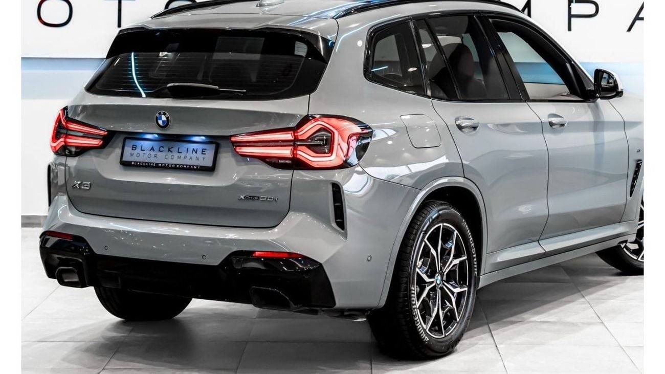 BMW X3 2022 BMW X3 xDrive 30i, 2027 BMW Warranty + Service Contract, M Sport, Low KMs, GCC