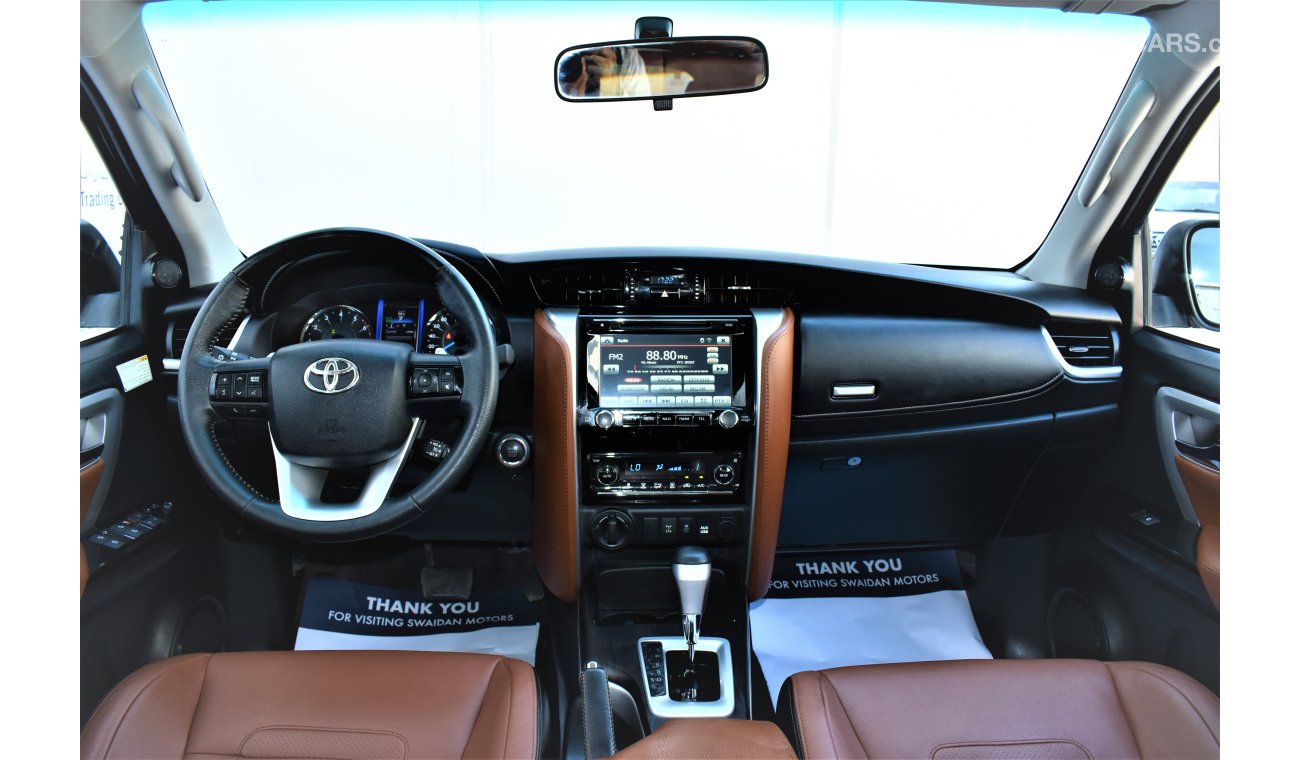 Toyota Fortuner 4.0L VXR 2017 GCC DEALER WARRANTY
