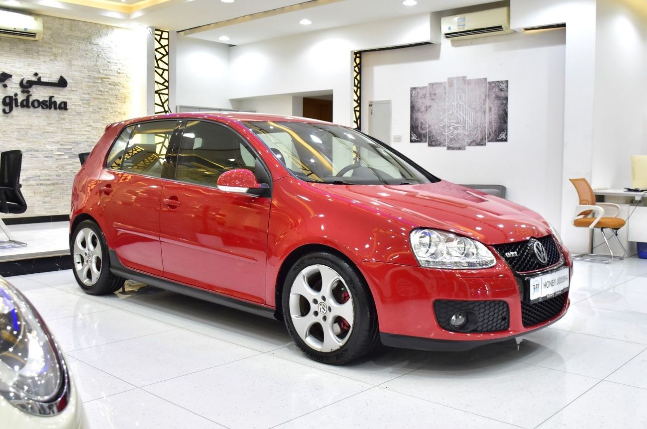 Volkswagen Golf EXCELLENT DEAL for our Volkswagen GTi ( 2009 Model ) in Red Color GCC Specs