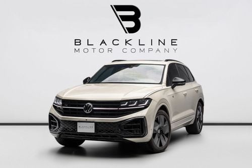 Volkswagen Touareg R-LINE BUY NOW, PAY 2027 | THE BLACKLINE STANDARD | 2029 Volkswagen Warranty + Service Contract, GCC