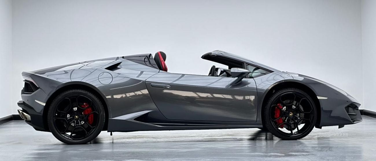 لامبورغيني هوراكان 2018 Lamborghini Huracan LP-580-2 Spyder, One Year Unlimited KM Warranty, Lamborghini Full Service H