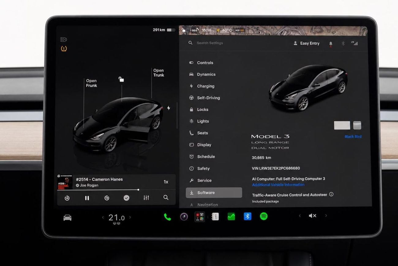 Tesla Model 3 Tesla Model 3 Long Range 2023 l Autopilot l AED 2,350 / Monthly