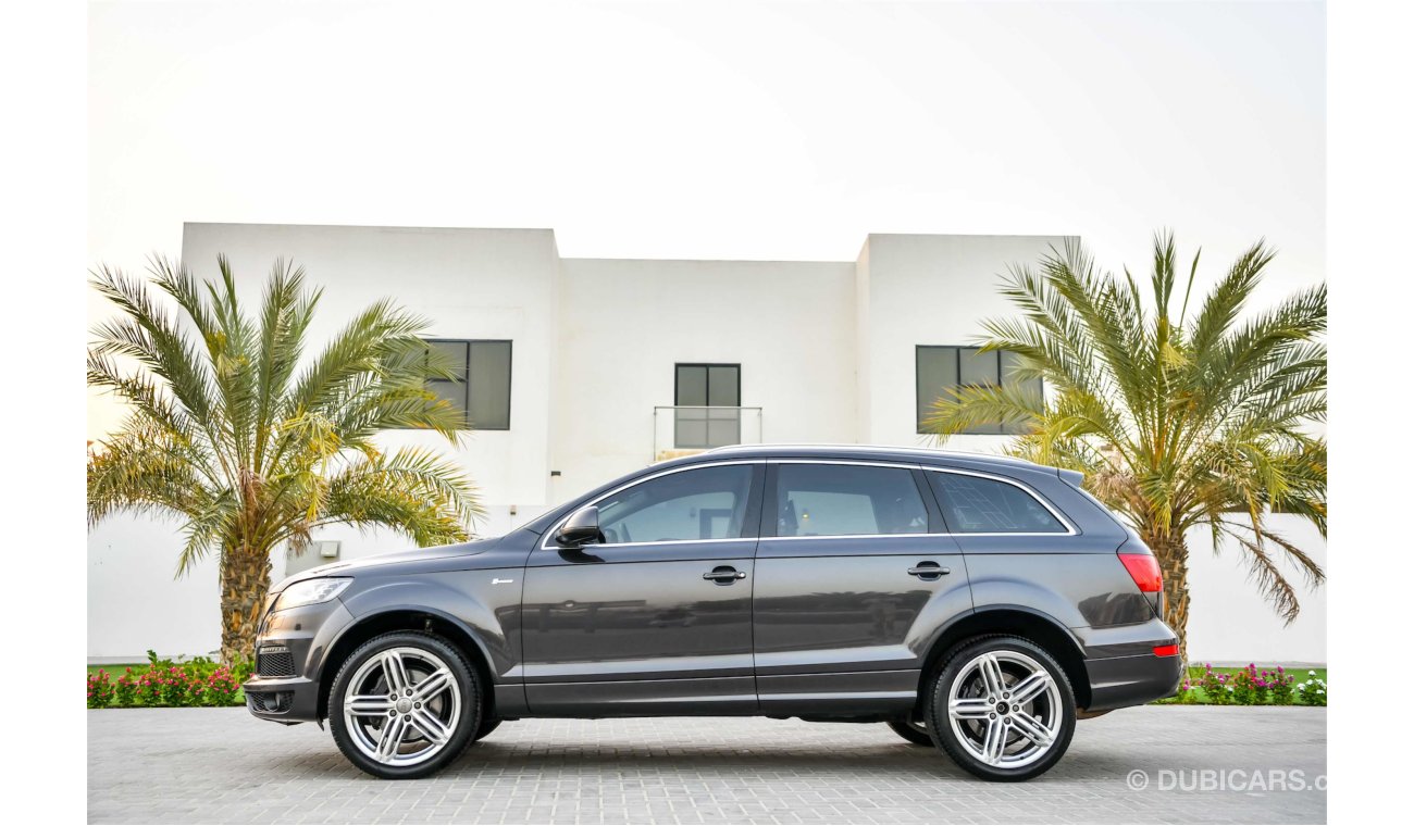 Audi Q7 Supercharged - 2Y Warranty! - GCC - AED 1,449 PER MONTH - 0% DOWNPAYMENT