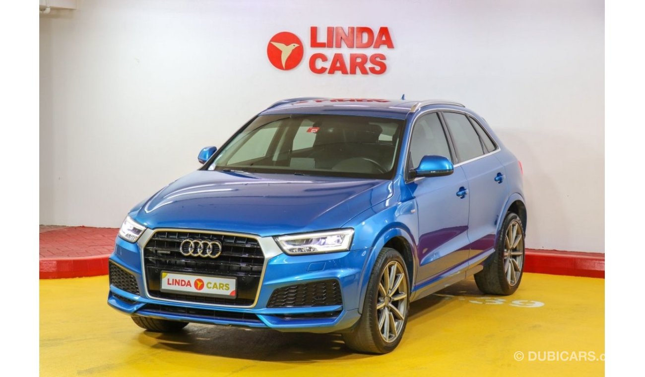 أودي Q3 Audi Q3 S-Line 40 TFSI 2018 GCC under Warranty with Zero Down-Payment.