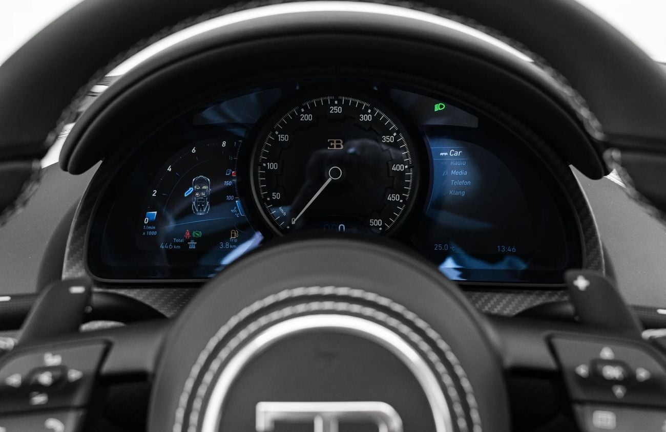 بوغاتي ميسترال W16 رودستر 8.0L W16 Quad-Turbocharged Engine