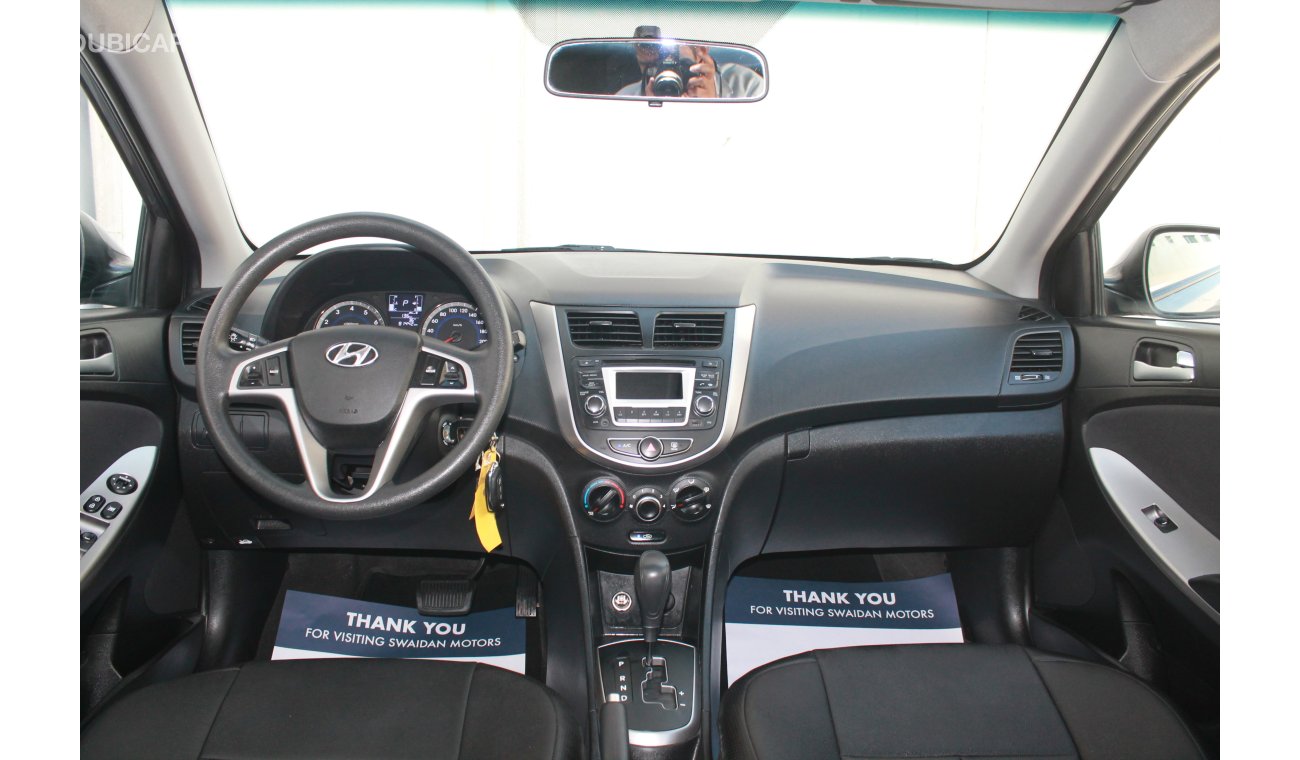 Hyundai Accent 1.6L 2016 MODEL WITH LEATHER SEAT