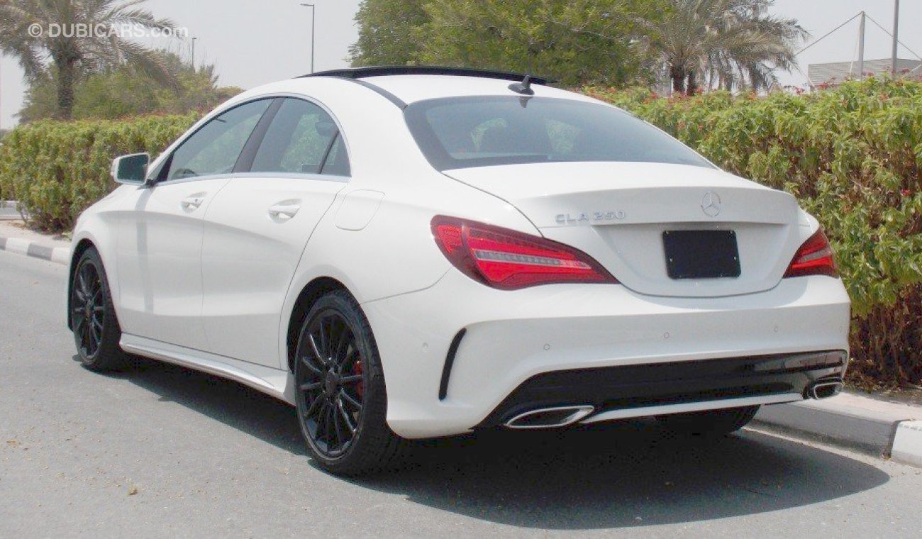 Mercedes-Benz CLA 250 AMG 2.0L I4 Turbo Black Rims GCC Specs with 2 Yrs Unlimited Mileage Warranty