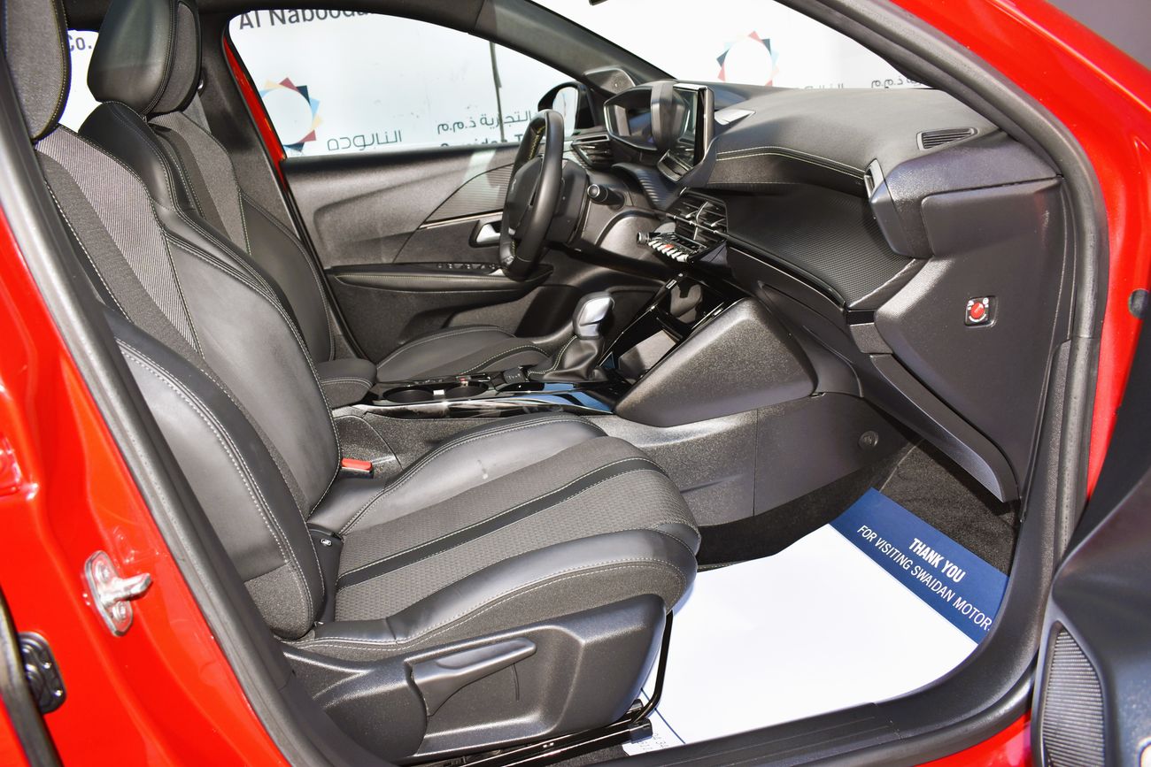 بيجو 208 AED 1279 PM | 1.2T L GT GCC AGENCY WARRANTY UP TO 2026 OR 100K KM