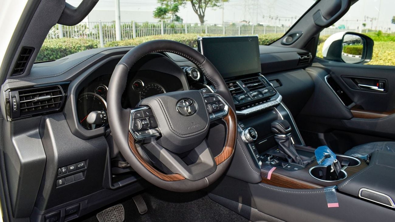 Toyota Land Cruiser ECTAGR026 - 2025 Toyota LC300 GXR High -  3.5L Petrol Auto - With Radar - White w Black