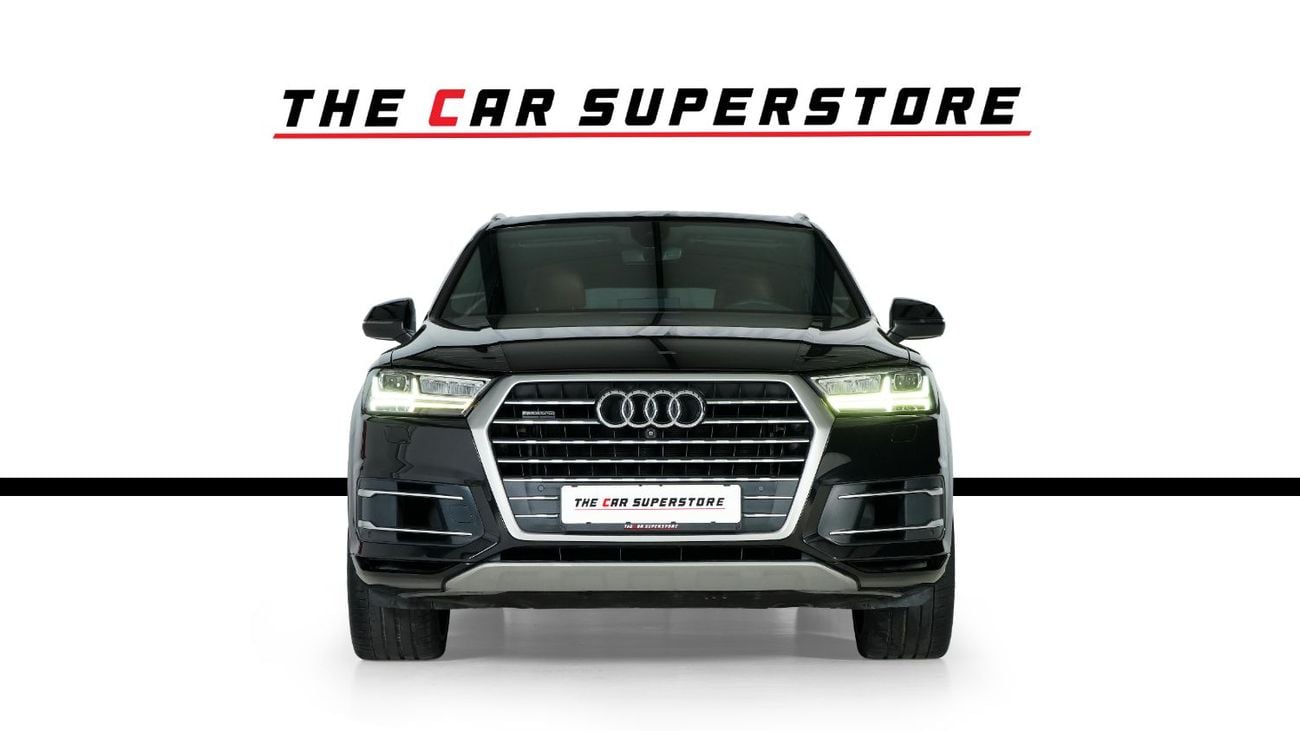 Audi Q7 55 TFSI GCC-7 Seats-Premium Leather Interior-22 Inch S Design Rims-Excellent Condition-Audi FSH