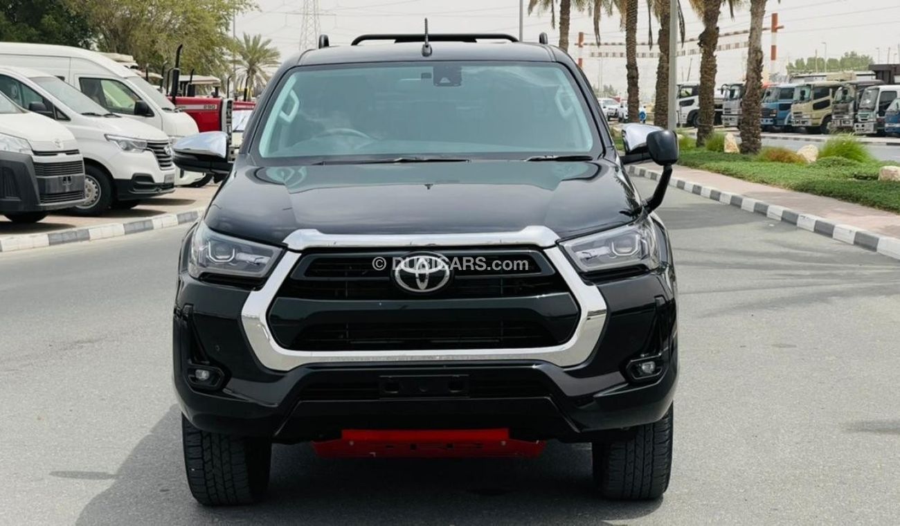 Toyota Hilux 2021 Black Modified [JAPAN Imported] Diesel AT 4WD Push Start 4CYL {RHD} Parking Sensors Premium Con