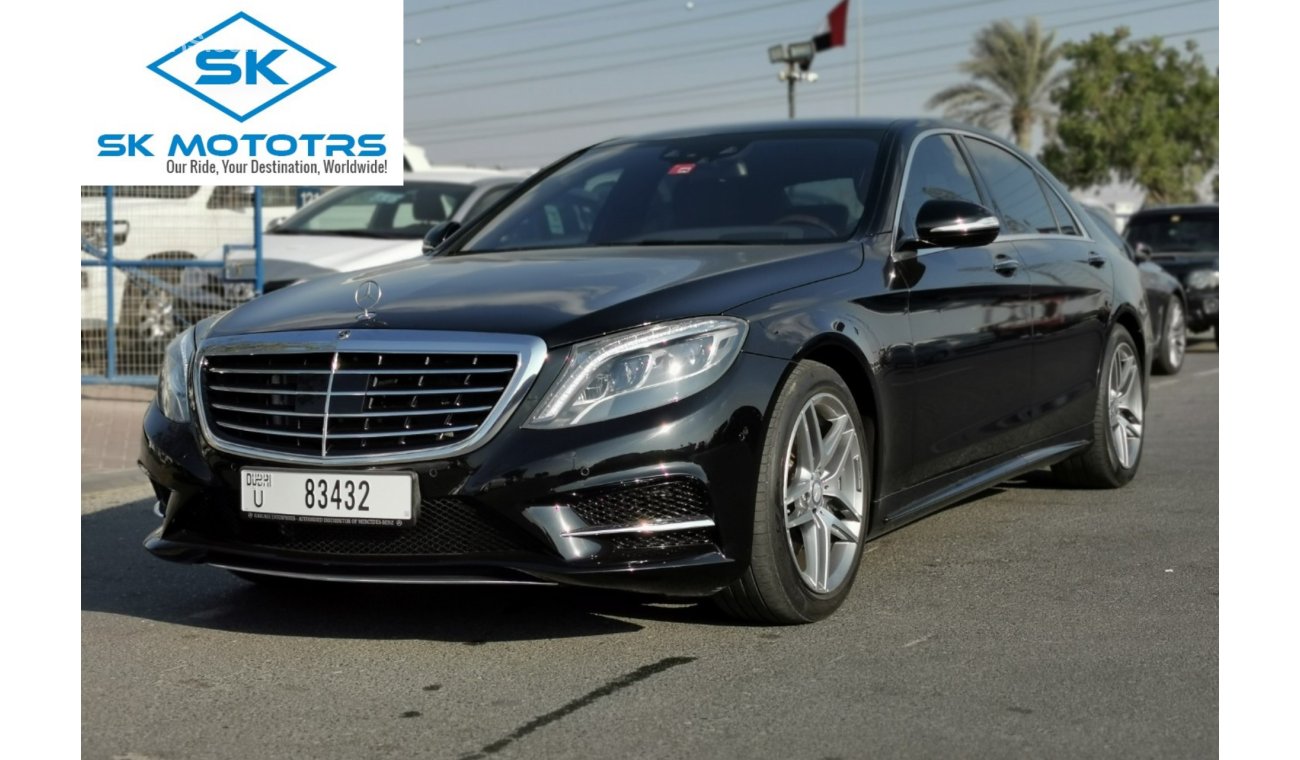 Mercedes-Benz S 400 3.0L Petrol, 19" Alloy Rims, Push Start, LED Head Lights, Cooled front seats, LOT-977