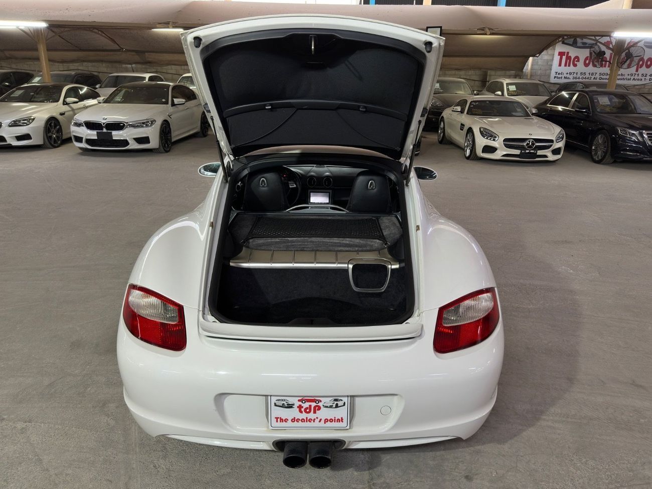 بورش كايمان PORSCHE CAYMAN 2008 2.7L | MANUAL TRANSMISSION | SPORTS STEERING WHEEL | HALF LEATHER SEATS