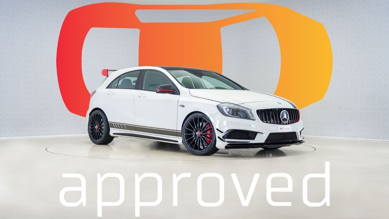 مرسيدس بنز A 45 AMG Std 2.0L (355 HP) A 45 AMG Edition 1 | Drive Home Today | Up to 3 Years Warranty Unlimited| GCC