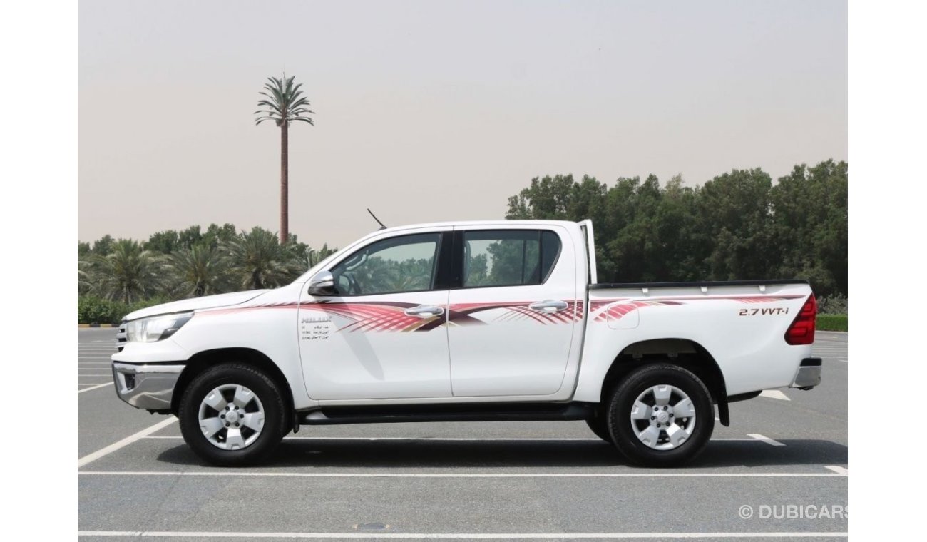 Toyota Hilux GLX 2016 | TOYOTA HILUX GLX SR5 | 4X4, 2.7L, MANUAL TRANSMISSION | GCC SPECS AND EXCELLENT CONDI