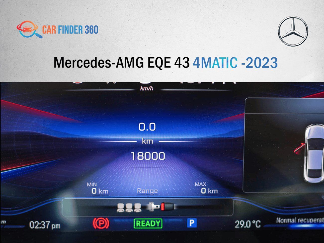 Mercedes-Benz EQE 43 2023 Mercedes-AMG EQE 43 4MATIC — 18,000 km only