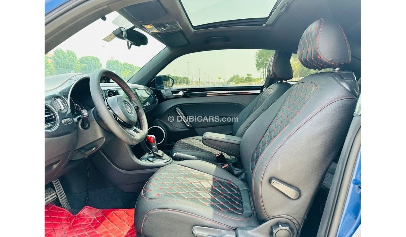 فولكس واجن بيتيل 940 PM || BEETLE 2.0 TURBO CHARGED || GCC || AVAILABLE ON 0% DP || FULL SERVICE HISTORY || R-LINE