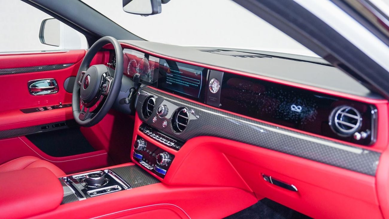 رولز رويس جوست Ghost Black Badge | AED 15,136 PM | Up to 3 Years Unlimited Warranty |