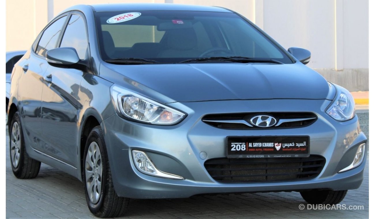 Hyundai Accent Hyundai Accent 2018 GCC in excellent condition without accidents, very clean from inside and outside