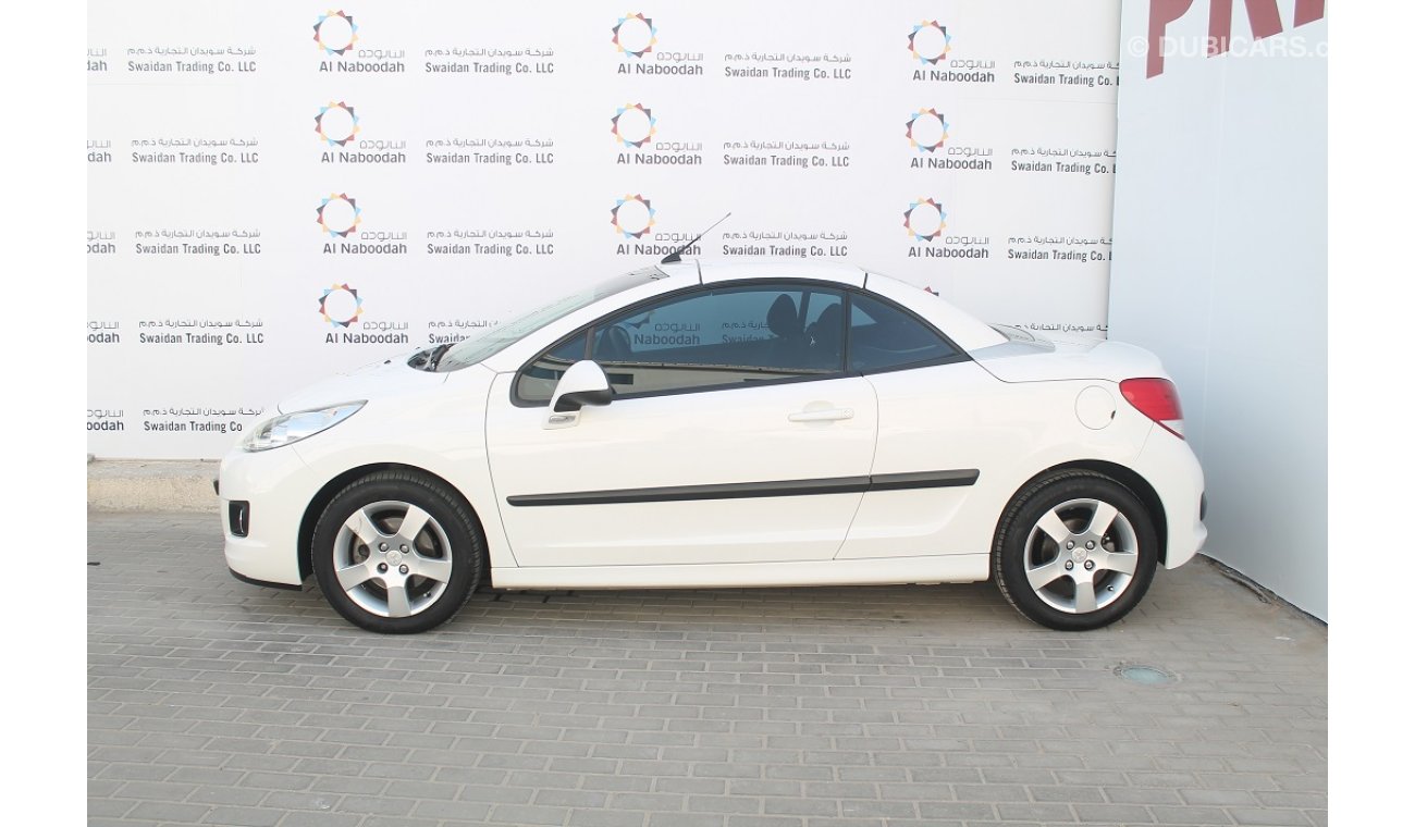 بيجو 207 CC 1.6L 2012 MODEL WITH CONVERTIBLE ROOF GCC SPECS NO WARRANTY