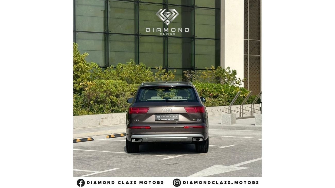 Audi Q7 45 TFSI quattro Audi Q7 TFSI 45 quattro  Panoramic  7-Seater  2018 GCC  1
