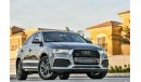 Audi Q3 35TFSI Quattro S-Line- 2016 - Under Agency Service Contract - AED 2,036 per month - 0% Downpayment
