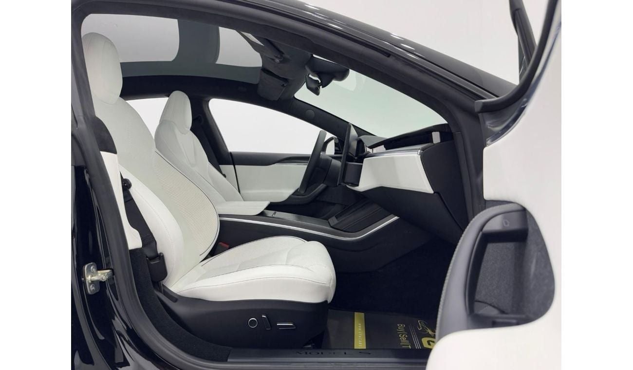 Tesla Model S 2023 Tesla Model S Plaid, Dec 2027 Tesla Warranty, Dec 2031 Battery + Drive Unit Warranty, GCC