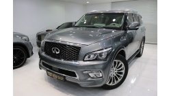 Infiniti QX80 2016, 48,000KM, GCC Specs, Warranty til 2021