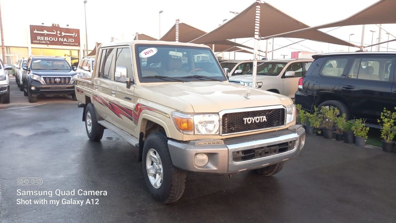 تويوتا لاند كروزر بيك آب TOYOTA LAND CRUISER PICKUP DOUBLE CABIN engine 4.0 V6 4x4 manual clean car without accident very goo