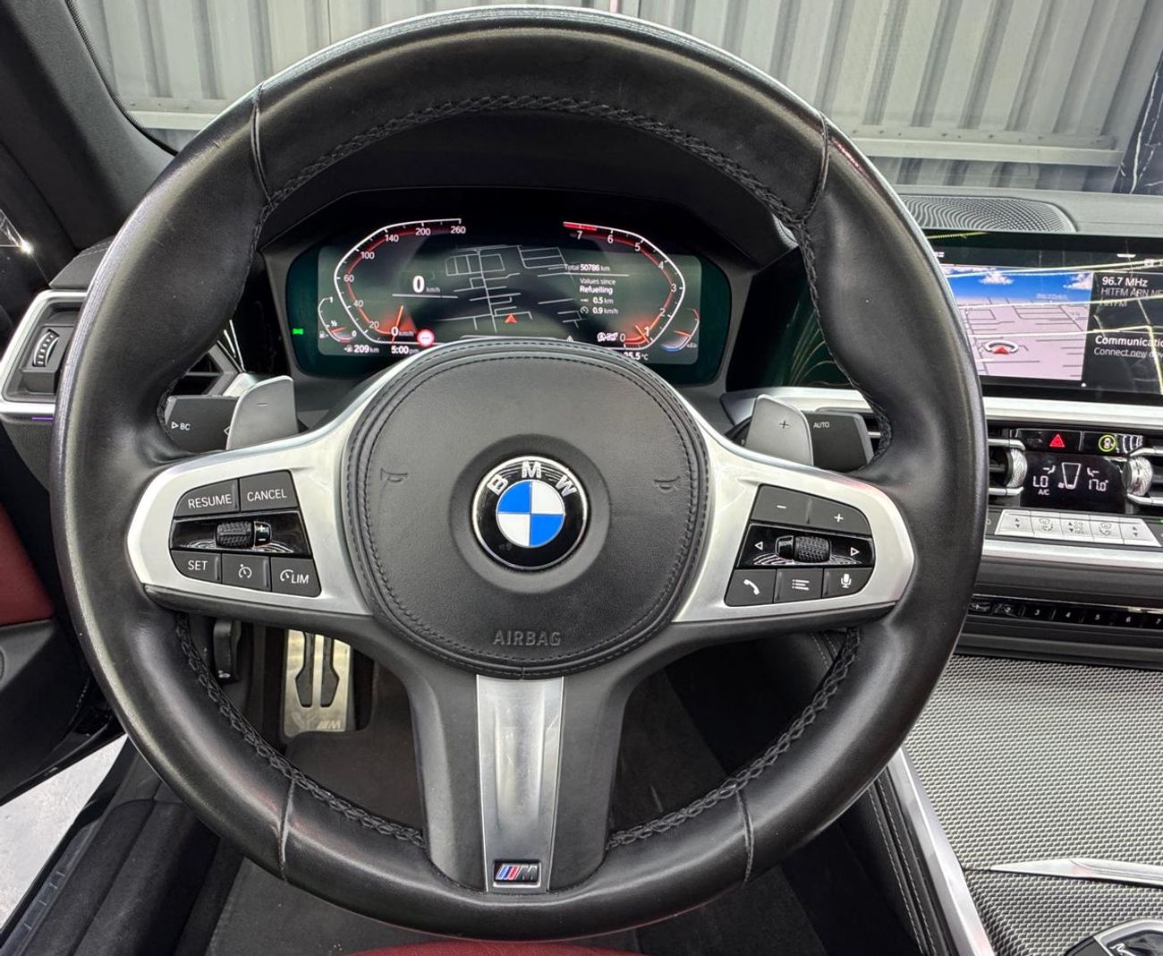 بي أم دبليو 430i M Sport 2.0L (258 HP) 2022 BMW 430i Cabriolet, May 2027 BMW Warranty + Service Pack, Low Kms, GCC