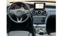 Mercedes-Benz C 200 Std MERCEDES BENZ C200 2.0L 2015 GCC FULL OPTION FULL SERVICE HISTORY GARGASH AGENCY