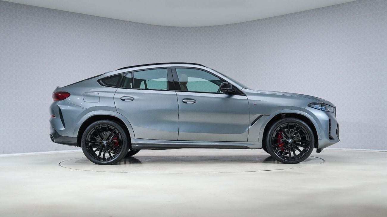 BMW X6 40i M Sport 3.0L | AED 4,624 PM | Warranty Sept-2027 | GCC