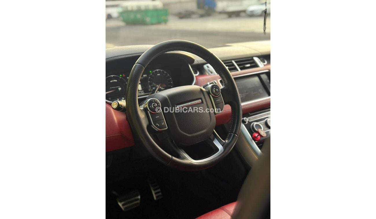 لاند روفر رينج روفر سبورت رنج روفر سبورت سوبر شارج V8 2016 مطلوب 127.000 درهم ممشى 96.000 كم  مواصفات خليجيه فل اوبشن رقم 1 بد