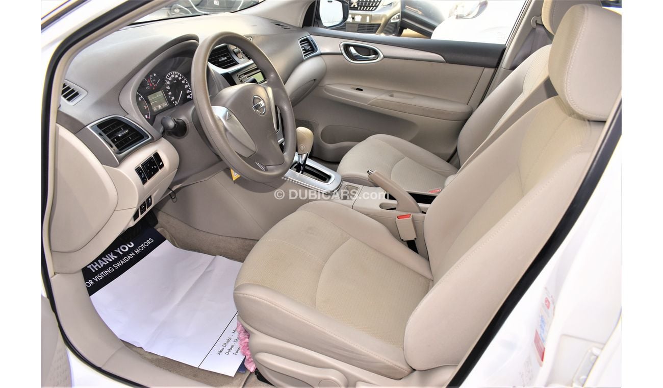 نيسان سنترا 1.6L S 2018 GCC SPECS DEALER WARRANTY