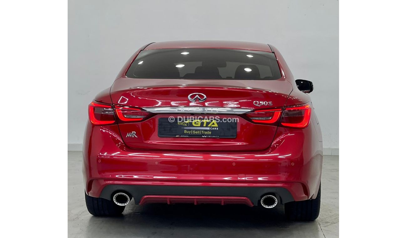 إنفينيتي Q50 ريد سبورت 400 2018 Infiniti Q50 S Red Sport, Full Rostomani History, Warranty, GCC