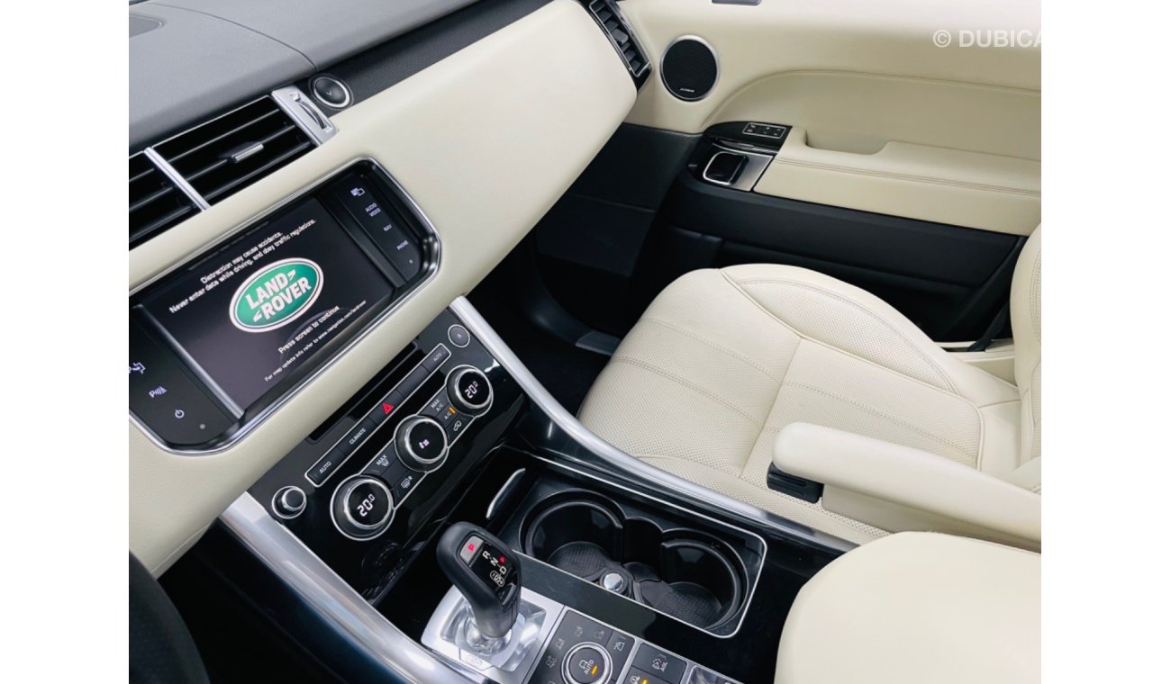 Land Rover Range Rover Sport GCC .. FSH .. Perfect Condition .. HSE .. Top Range .. V6 .