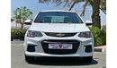 Chevrolet Aveo BRAND NEW - 2018 - AGENCY WARRANTY  AT EXCELLENT RATE - LIMITED TIME OFFER