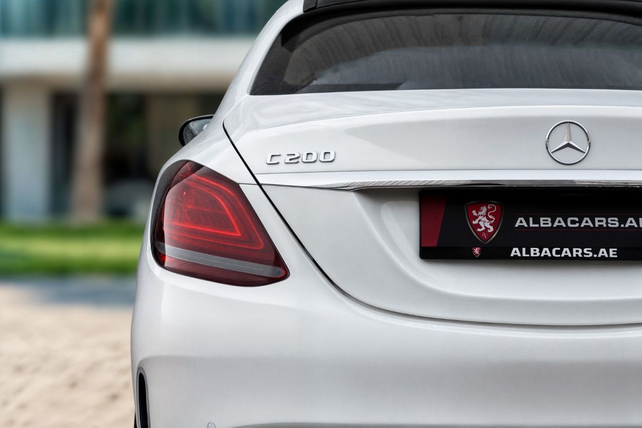 مرسيدس بنز C 200 C 200 AMG | 2,546 P.M  | 0% Downpayment | Immaculate Condition!